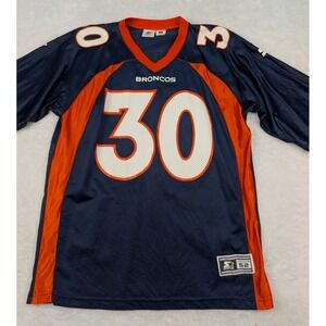 Vintage Starter Terrell Davis #30 Denver Broncos Jersey Size 52 XL NFL